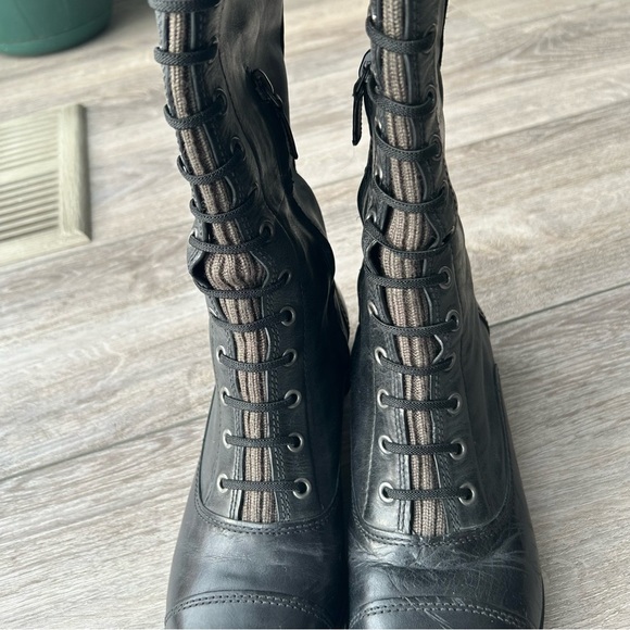 COPY - Cole Haan Nike Air Granny  Goth Equestrian Leather Riding Boots - Picture 7 of 16